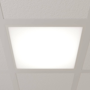 Lampenwelt.com, Hell leuchtendes LED-Panel Vinas, 62 cm, Arcchio LED-Einlegepanel Vinas, 4.000 K, 36 W, 62 cm x 62 cm