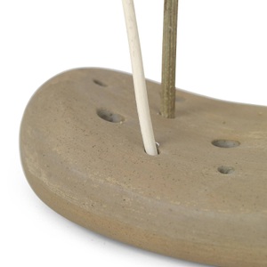 ferm living, Vanita Vase / L 12 x H 3,5 cm - Porzellan / Für Trockenblumen - Ferm Living beige en keramik, Vase Vanita keramik beige / L 12 x H 3,5 cm - Porzellan / Für Trockenblumen - Ferm Living beige en keramik