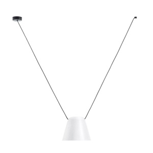 LEDS-C4, LEDS-C4 Attic Pendellampe Kegelstumpf 24cm weiß, LEDS-C4 Attic Pendellampe Kegelstumpf 24cm weiß