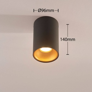 Lampenwelt.com, Vinja - Halogen-Deckenleuchte mit Innenreflektor, Vinja - Deckenleuchte mit Innenreflektor