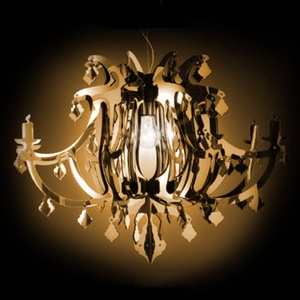 SLAMP, Slamp Ginetta - Designer-Hängeleuchte, gold, Slamp Ginetta - Designer-Hängeleuchte, gold