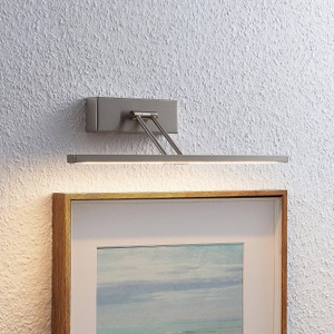 LUCANDE, Lucande Thibaud LED-Bilderleuchte, 35,4 cm, Lucande Thibaud LED-Bilderleuchte, nickel, 35,4 cm