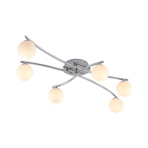 LINDBY, Lindby Chrissy Deckenleuchte, sechsflammig, 
