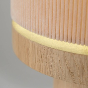 Domus, Tisch Tintin 54cm Weißeiche/cord cream, Kabel grau, 