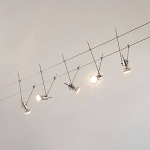 Lampenwelt.com, LED-Seilsystem Marno, fünfflammig, Seilsystem Marno, fünfflammig