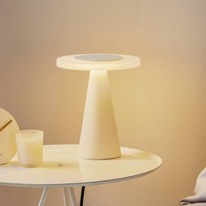Helestra, Helestra Bax Tischleuchte mit Touchdimmer, weiß, Helestra Bax Tischleuchte mit Touchdimmer, weiß