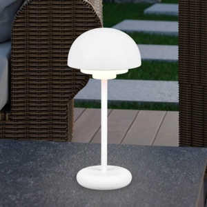 Reality Leuchten, LED-Tischlampe Elliot, IP44, Akku, Touchdim, weiß, XXXLutz Led-tischleuchte , R52306131 Elliot , Weiss , Kunststoff , 30 cm , 007694134101