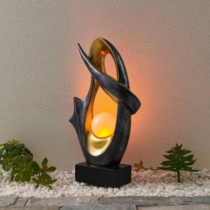 LINDBY, Lindby Daithi LED-Deko-Solarleuchte mit Kugel, 