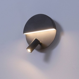 Trio Lighting, LED-Wandleuchte Mario mit schwenkbarem Spot, LED-Wandleuchte Mario mit schwenkbarem Spot
