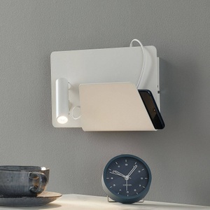 Lorefar (FARO), Moderne LED-Wandleuchte Suau mit USB-Ladeanschluss, Moderne LED-Wandleuchte Suau mit USB-Ladeanschluss