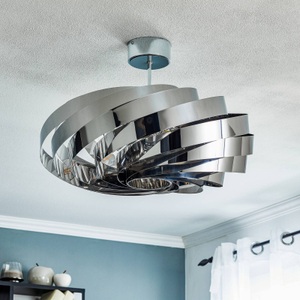 Lis Poland, Deckenleuchte Vento chromium-nickel Ø 60cm, 