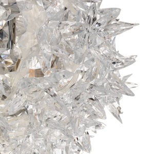 KARTELL, Kartell Bloom LED-Deckenleuchte, 28 cm, Wandleuchte Bloom plastikmaterial transparent / Deckenleuchte - Ø 28 cm - Kartell transparent en plastikmaterial