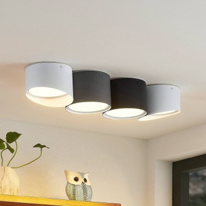 LINDBY, Lindby Kianush Deckenleuchte 4-fl. lang mehrfarbig, 