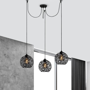Home, Home - Hängelampe Fellini - Schwarz, Hängelampe Fellini MR-897 3-flg. dezentral schwarz