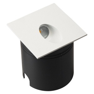 Mantra, LED-Einbauleuchte Aspen IP65, eckig, weiß, LED-Einbauleuchte Aspen IP65, eckig, weiß