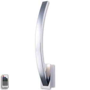 LED-Wandleuchte Largo indirekt strahlend chrom