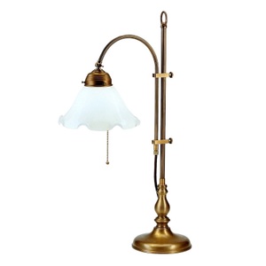 Berliner Messinglamp, Tischleuchte Ernst - praktisch verstellbar, Tischleuchte Ernst - praktisch verstellbar