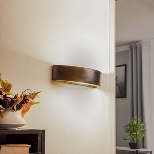 SOLLUX, Wandlampe Bow up/down Keramik schwarz Breite 38 cm, Wandlampe Bow up/down Keramik schwarz Breite 38 cm