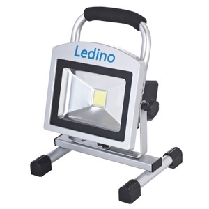 Ledino, Köpenick 209 - LED-Akkustrahler 20W m. Magnetfüßen, LED-Baustrahler Köpenick 209 Magnetfüße 20W 8,8Ah