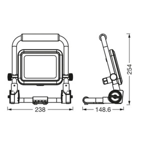 LEDVANCE, Ledvance LED-Worklight Value R-Stand Strahler 20W, Ledvance LED-Worklight Value R-Stand Strahler 20W