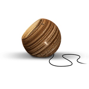 SEGULA, SEGULA Globe Tischleuchte aus Karton, Ø 29 cm, Think Paper Globe Tischleuchte aus Karton, Ø 29 cm