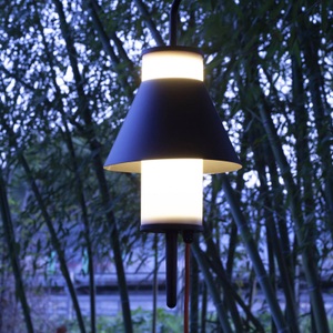 Martinelli Luce, Martinelli Luce Pistillo Außenhängeleuchte 35cm, Outdoor-Hängelampe Pistillo Outdoor metall plastikmaterial weiß / H 70 cm - Martinelli Luce weiß en plastikmaterial