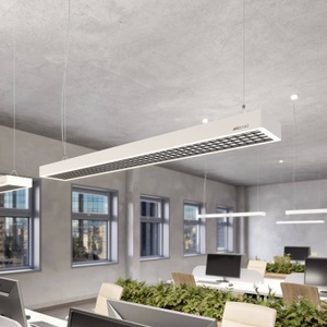 ARCCHIO, Arcchio Susi LED-Office-Pendellampe, DALI, weiß, Arcchio LED-Büropendellampe Susi, weiß, Aluminium, DALI