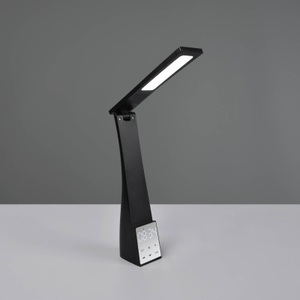 Reality Leuchten, LED-Schreibtischlampe Linus mit Akku CCT, schwarz, LED-Akku-Schreibtischlampe Linus, schwarz, Kunststoff, CCT