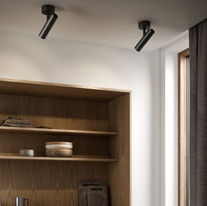 Nordlux, Nordlux Deckenleuchte »Nordlux DFTP Deckenleuchte MIB 6 GU«, Deckenspot MIB mit GU10-Fassung, schwarz