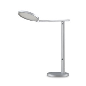 LUCANDE, Lucande Felkano LED-Tischlampe, silber, 