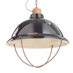 Ferro Luce, Hängeleuchte C1680 aus Keramik, schwarz, Hängeleuchte C1680 aus Keramik, schwarz