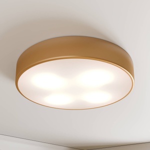 Deckenleuchte Cleo, Ø 50 cm, gold