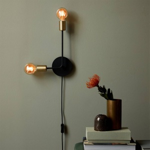 Nordlux, Wandleuchte Josefine mit Kabel und Stecker, Wandleuchte Josefine mit Kabel und Stecker