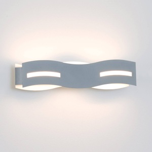 Eco-Light, LED-Wandleuchte Wave nickel, LED-Wandlampe Wave Nickel-Chrom