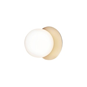 NUURA, Nuura Liila 1 Medium Wandlampe, 1-flg, gold/weiß, Nuura Liila 1 Medium Wandlampe, 1-flg. gold/weiß