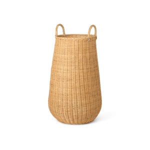 ferm living, Braided Wäschekorb / Ø 42 x H 80 cm - Rattan - Ferm Living holz natur en faser, Wäschekorb Braided faser holz natur / Ø 42 x H 80 cm - Rattan - Ferm Living holz natur en faser