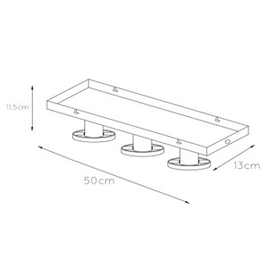 Lucide, Deckenleuchte Anaka, dreiflammig in langer Form, Deckenleuchte Anaka, dreiflammig in langer Form