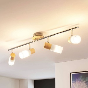 LED-Holzstrahler Christoph, 4-flammig