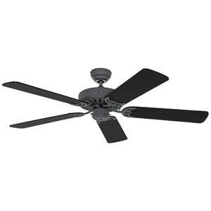 undefined, Deckenventilator CLASSIC ROYAL Rotorblatt-Ø 1320 mm Lack graphit, CasaFan Classic Royal 132 GR Deckenventilator 59 W (Ø x H) 132 cm x 230 mm Graphit