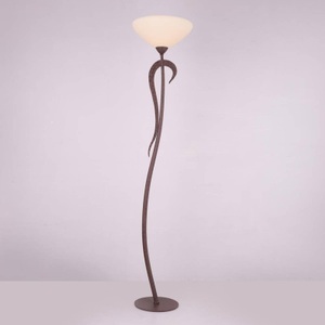 Lam, Deckenfluter Samuele im Landhaus-Stil, creme, 