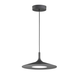SCHÖNER WOHNEN, Schöner Wohnen Slim LED-Hängeleuchte, schwarz, 