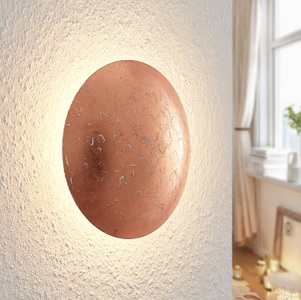 LINDBY, Lindby Illuma LED-Wandleuchte, kupfer, Lindby Illuma LED-Wandleuchte, kupfer