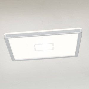 Briloner, LED-Deckenlampe Free, 29 x 29 cm, silber, LED-Deckenlampe Free, 29 x 29 cm, silber