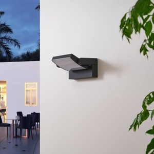 LED-Außenwandleuchte Sherin, drehbar