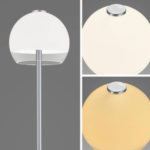 BOPP, Bopp - Stehleuchte FLAVOR - Mischmaterial - silber - 140 cm, Bopp - Stehleuchte FLAVOR - silber - Mischmaterial - 140 cm