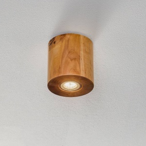 SOLLUX, Deckenleuchte Ara als Zylinder aus Holz, Deckenleuchte Ara als Zylinder aus Holz
