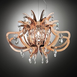 SLAMP, Slamp Lillibet - kupferfarbene Design-Pendellampe, 