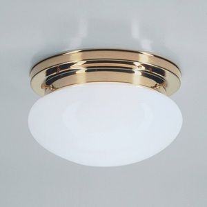 Berliner Messinglamp, Deckenleuchte HARRY mit Messing poliert, Deckenleuchte HARRY mit Messing poliert