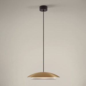 LEDS-C4, LEDS-C4 Noway Big Pendellampe dimmbar gold matt, LEDS-C4 Noway Big dimmbar, dezentral, gold matt