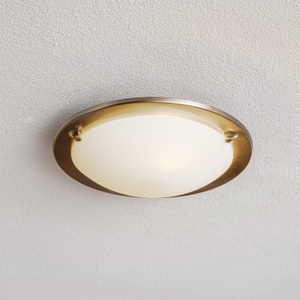 Lampenwelt.com, Metallumrandete Deckenleuchte Rebecca, Metallumrandete Deckenleuchte Rebecca